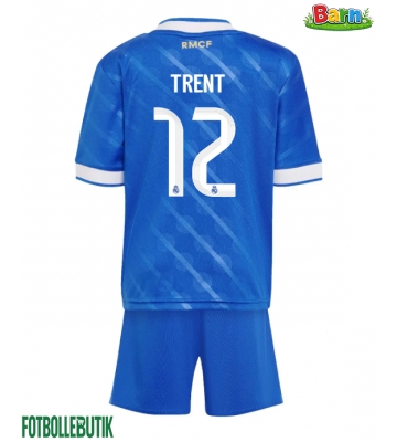 Real Madrid Alexander-Arnold #12 Tredjeställ Barn 2025-26 Kortärmad (+ Korta byxor)